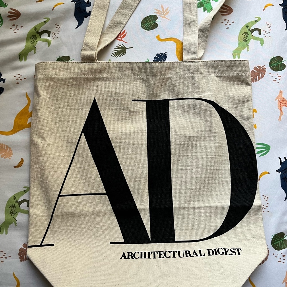*NEW* Architectural Digest Canvas Tote Bag